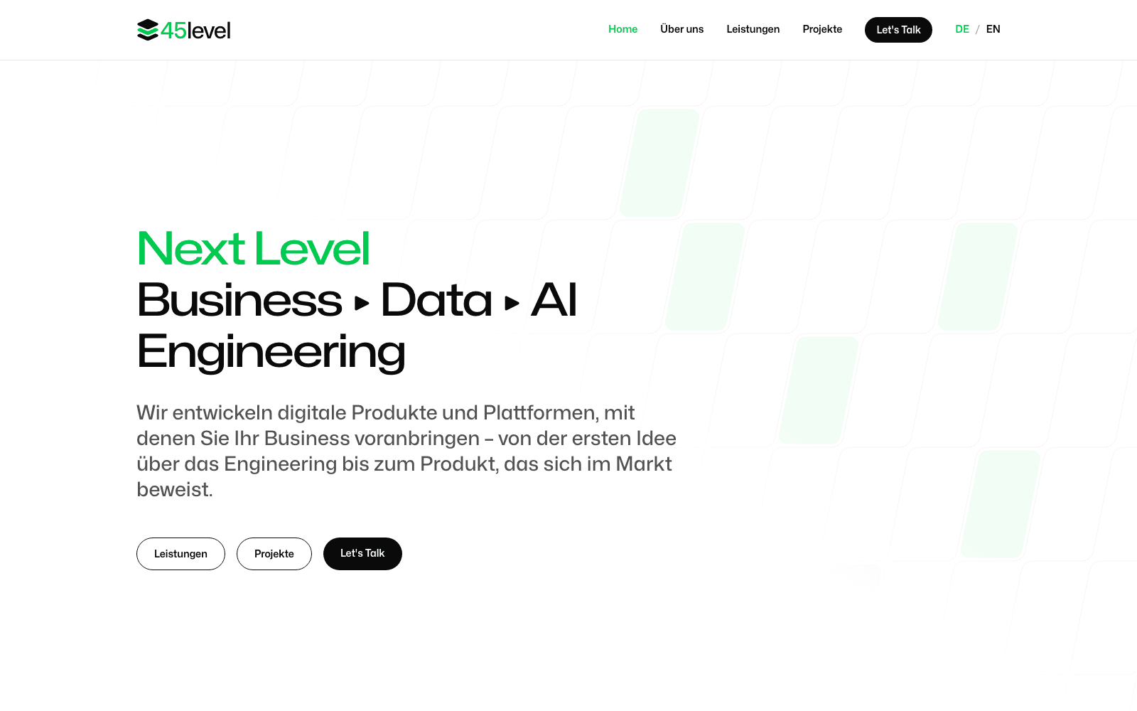 45level — Next Level Business, Data & AI Engineering