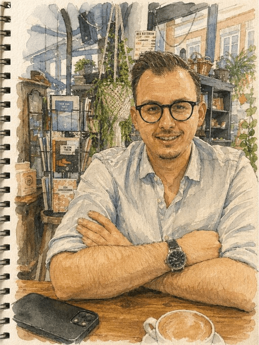 Leonard — watercolor portrait